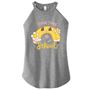 Funny Gift First Day Of School Women's Perfect Tri Rocker Tank