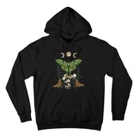 Fairy Grunge Fairycore Aesthetic Goth Luna Moth Mushroom Hoodie