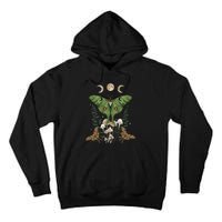 Fairy Grunge Fairycore Aesthetic Goth Luna Moth Mushroom Tall Hoodie