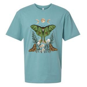 Fairy Grunge Fairycore Aesthetic Goth Luna Moth Mushroom Sueded Cloud Jersey T-Shirt