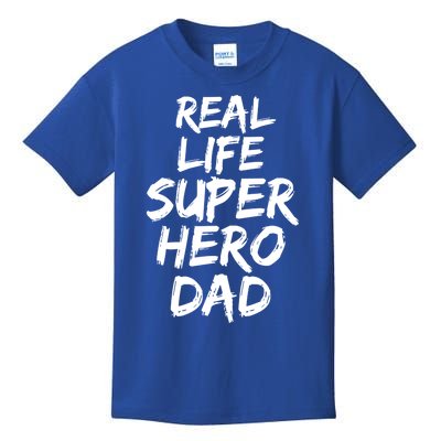 Father Gift From Son Dad Real Life Superhero Dad Gift Kids T-Shirt