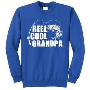 Fishing Grandpa Fathers Day Reel Cool Grandpa Gift Sweatshirt