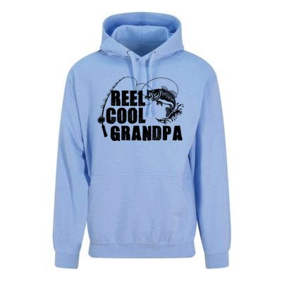 Fishing Grandpa Fathers Day Reel Cool Grandpa Gift Unisex Surf Hoodie