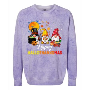 Festive Gnomes for a Joyful Holiday Season Colorblast Crewneck Sweatshirt