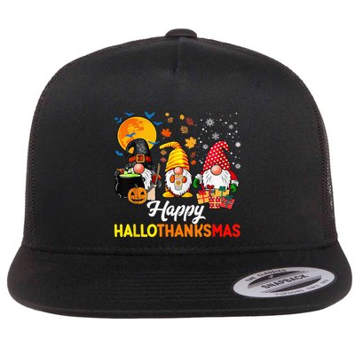 Festive Gnomes for a Joyful Holiday Season Flatbill Hat