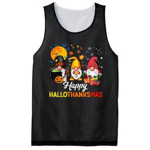 Festive Gnomes for a Joyful Holiday Season Mesh Reversible Basketball Jersey Tank