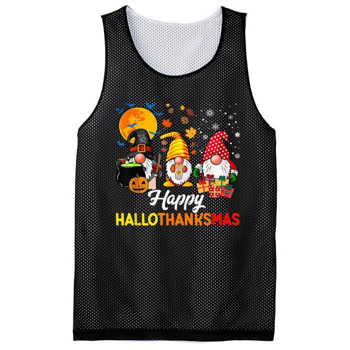 Festive Gnomes for a Joyful Holiday Season Mesh Reversible Basketball Jersey Tank