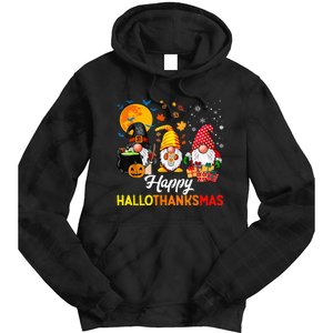 Festive Gnomes for a Joyful Holiday Season Tie Dye Hoodie