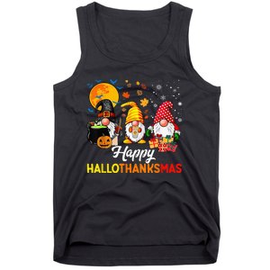 Festive Gnomes for a Joyful Holiday Season Tank Top