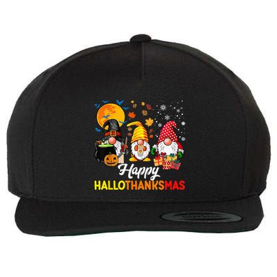 Festive Gnomes for a Joyful Holiday Season Wool Snapback Cap