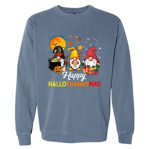 Festive Gnomes for a Joyful Holiday Season Garment-Dyed Sweatshirt