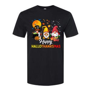 Festive Gnomes for a Joyful Holiday Season Softstyle CVC T-Shirt