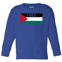 Free Gaza Freedom Palestine Cool Gift Peace Cool Gift Make Love Arabic Flag Gift Toddler Long Sleeve Shirt