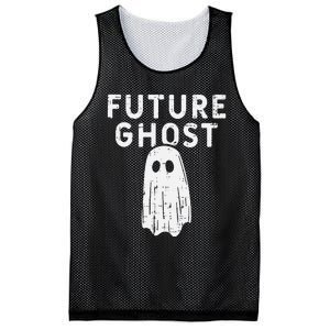 Future Ghost Funny Happy Halloween Costume Mesh Reversible Basketball Jersey Tank