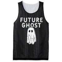 Future Ghost Funny Happy Halloween Costume Mesh Reversible Basketball Jersey Tank