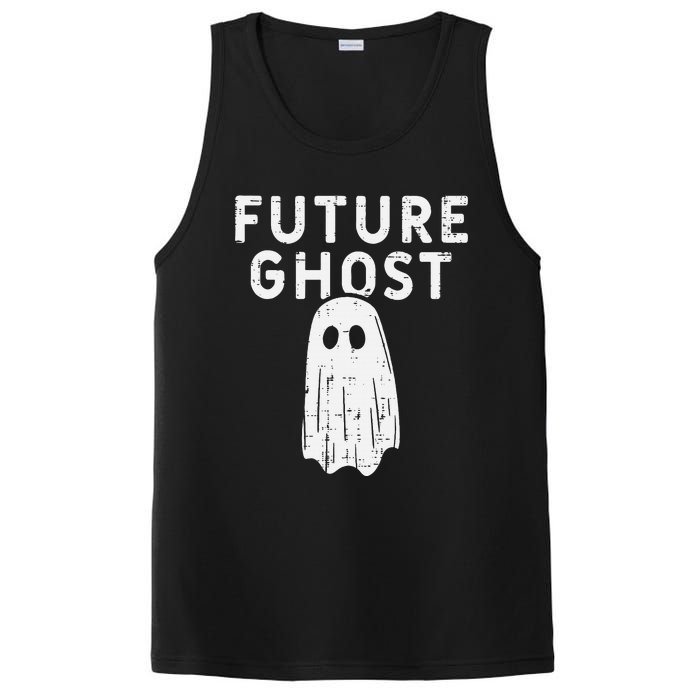 Future Ghost Funny Happy Halloween Costume PosiCharge Competitor Tank