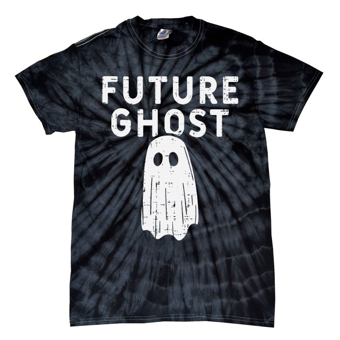 Future Ghost Funny Happy Halloween Costume Tie-Dye T-Shirt