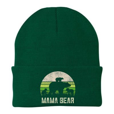 Funny Grandma From 3 Cubs Mama Bear Vintage Knit Cap Winter Beanie