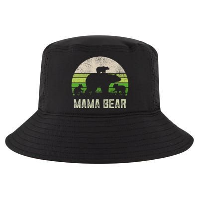 Funny Grandma From 3 Cubs Mama Bear Vintage Cool Comfort Performance Bucket Hat