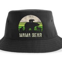 Funny Grandma From 3 Cubs Mama Bear Vintage Sustainable Bucket Hat