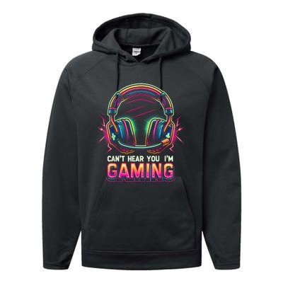 Funny Gamer For Teens Video Gaming Graphic Performance Fleece Hoodie