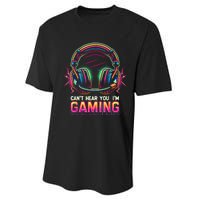 Funny Gamer For Teens Video Gaming Graphic Performance Sprint T-Shirt