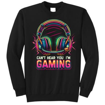 Funny Gamer For Teens Video Gaming Graphic Tall Sweatshirt