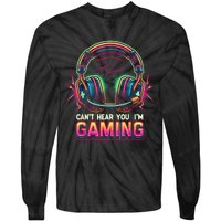 Funny Gamer For Teens Video Gaming Graphic Tie-Dye Long Sleeve Shirt