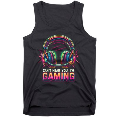 Funny Gamer For Teens Video Gaming Graphic Tank Top