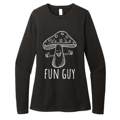 Fun Guy Funny Mushroom Party Clubbing Fungi Fun Guy Womens CVC Long Sleeve Shirt