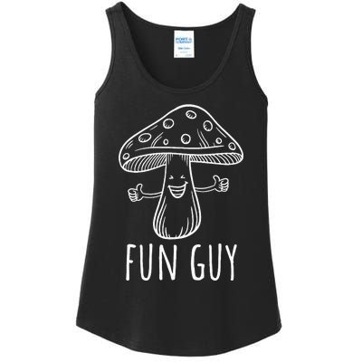 Fun Guy Funny Mushroom Party Clubbing Fungi Fun Guy Ladies Essential Tank