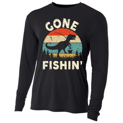 Funny Gone Fishing Cooling Performance Long Sleeve Crew