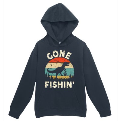 Funny Gone Fishing Urban Pullover Hoodie