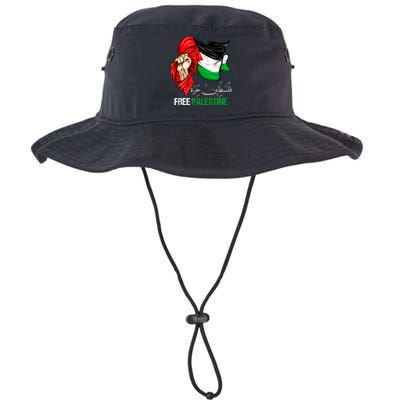 Free Gaza Free Palestine Flag Arabic Jerusalem Human Rights Legacy Cool Fit Booney Bucket Hat