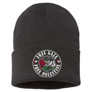 Free Gaza Free Palestine Free Palestine Sustainable Knit Beanie