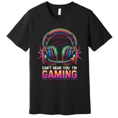 Funny Gamer For Teens Video Gaming Graphic Premium T-Shirt