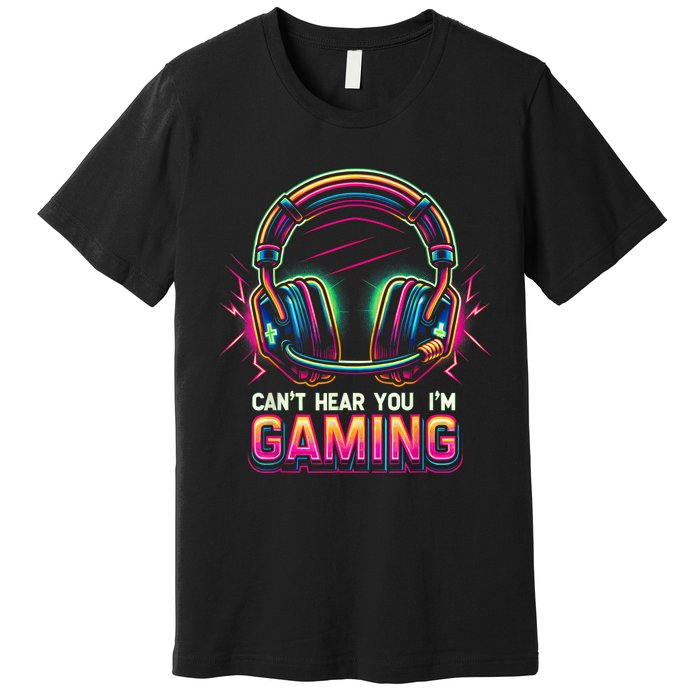 Funny Gamer For Teens Video Gaming Graphic Premium T-Shirt