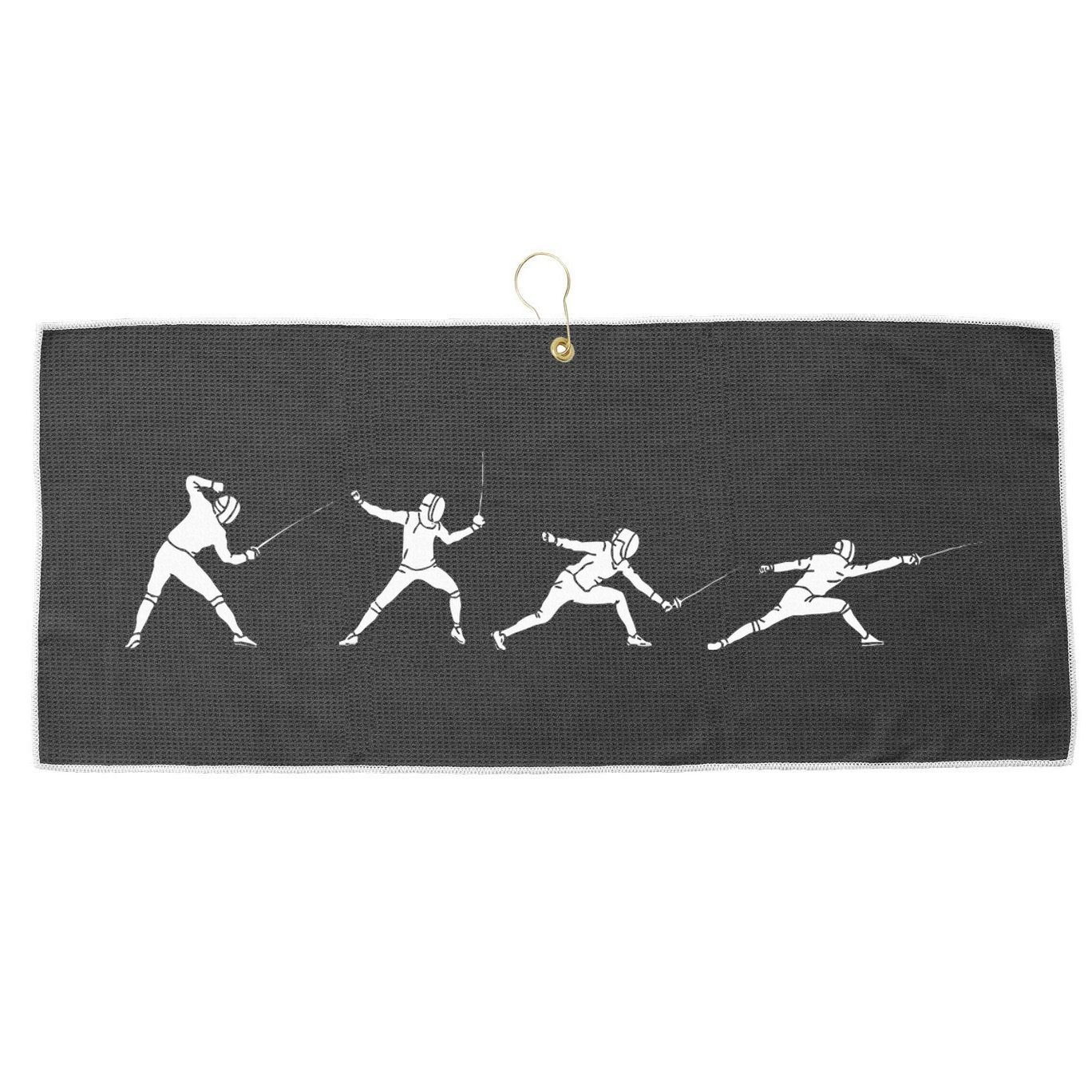Fencing Gear Large Microfiber Waffle Golf Towel