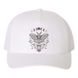 Fairy Grunge Fairycore Aesthetic Goth Luna Moth Mushroom Yupoong Adult 5-Panel Trucker Hat