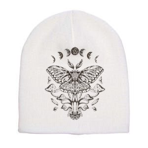 Fairy Grunge Fairycore Aesthetic Goth Luna Moth Mushroom Short Acrylic Beanie