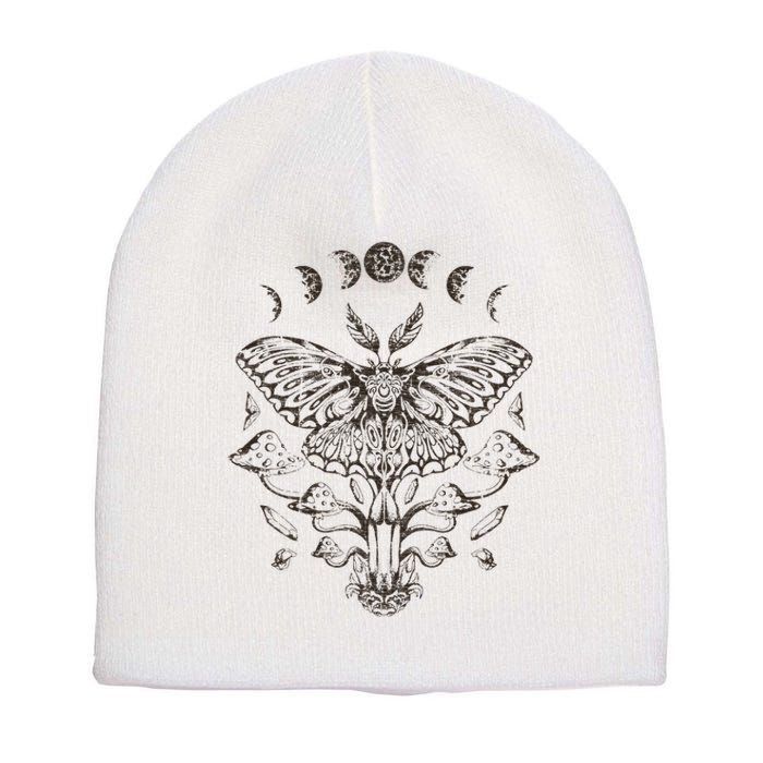 Fairy Grunge Fairycore Aesthetic Goth Luna Moth Mushroom Short Acrylic Beanie