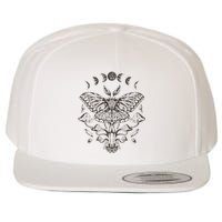 Fairy Grunge Fairycore Aesthetic Goth Luna Moth Mushroom Wool Snapback Cap