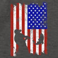 Fishing Gifts For Fisherman American Flag Vector Backpack
