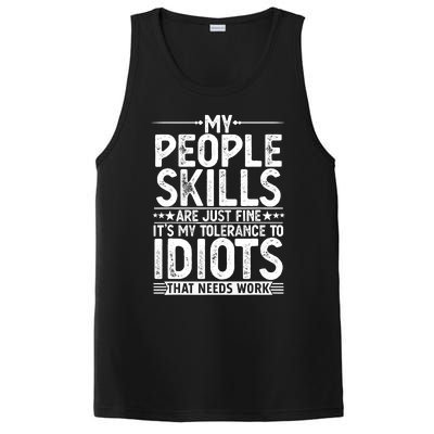 Funny Graphic For Men Women Adult Humour Sarcastic PosiCharge Competitor Tank