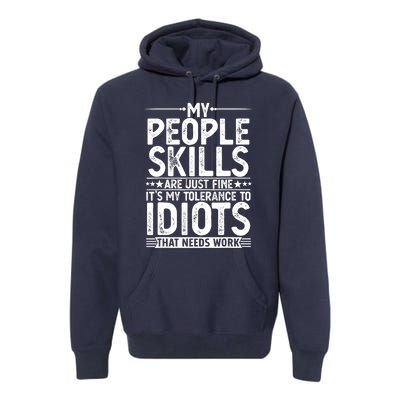 Funny Graphic For Men Women Adult Humour Sarcastic Premium Hoodie