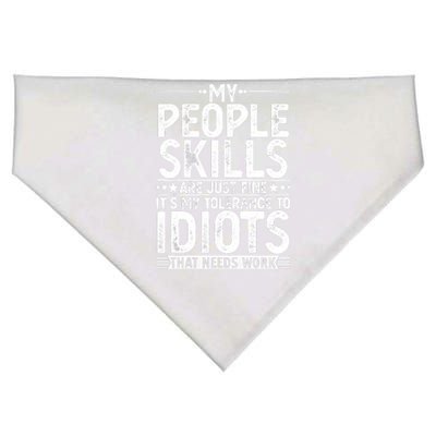 Funny Graphic For Men Women Adult Humour Sarcastic USA-Made Doggie Bandana