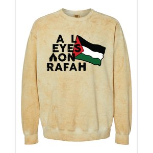 Free Gaza Free Palestine.. Colorblast Crewneck Sweatshirt