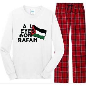 Free Gaza Free Palestine.. Long Sleeve Pajama Set