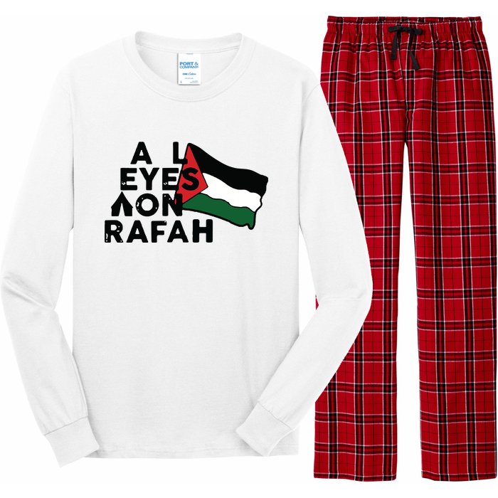 Free Gaza Free Palestine.. Long Sleeve Pajama Set