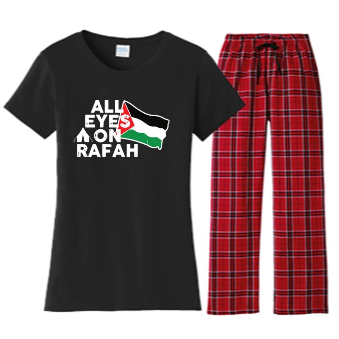 Free Gaza  Free Palestine Women's Flannel Pajama Set